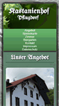 Mobile Screenshot of kastanienhof-pflugdorf.de